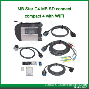 Latest Version 07/2013 for MB Star Compact 4 Star C4 SD Connect for Benz Cars & Trucks + Warranty